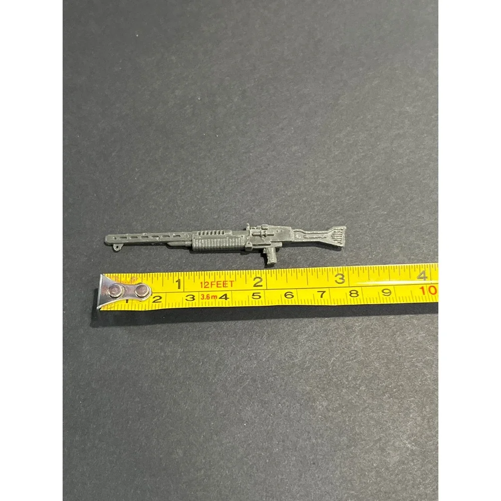 Vintage GI Joe DLT-19 Heavy Blaster Rifle Accessory Gray 12 Inch Scale 3.5